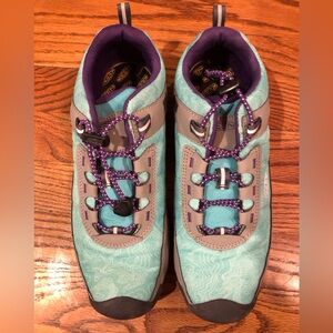 Keen Women's Aqua and Purple Athletic Shoes